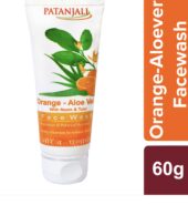 Patanjali Aloevera Orange Face Wash 60g
