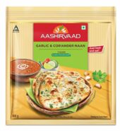 Ashirvaad Garlic Coriander Naan 400g – 6pcs
