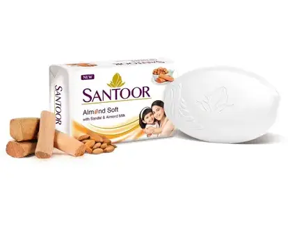Santoor Sandal & Almond Milk Soap 125g