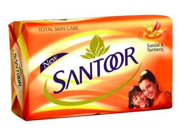Santoor Sandalwood and Turmeric Bath Soap
