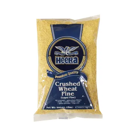 Heera Crushed Wheat Fine (Lapsi/Dalia) 500g