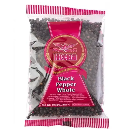 Heera Black Pepper Whole 100g