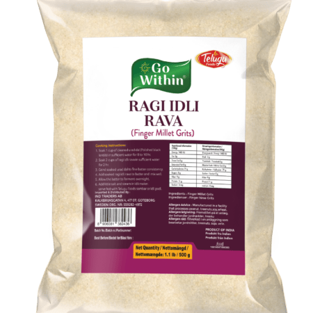Telugu Foods Ragi idli Rava 500g