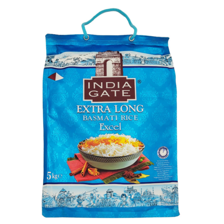 India Gate Excel Extra Long Basmati Rice - 5kg