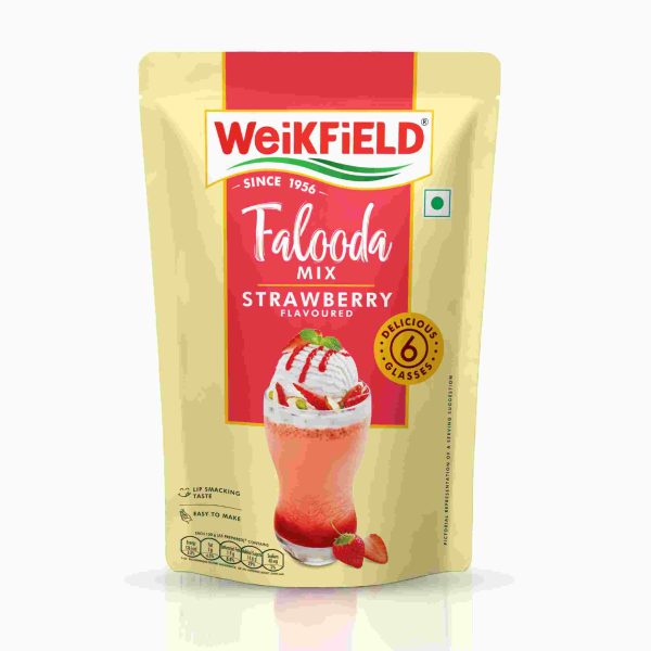 Weikfield Falooda Strawberry Mix Powder 200g