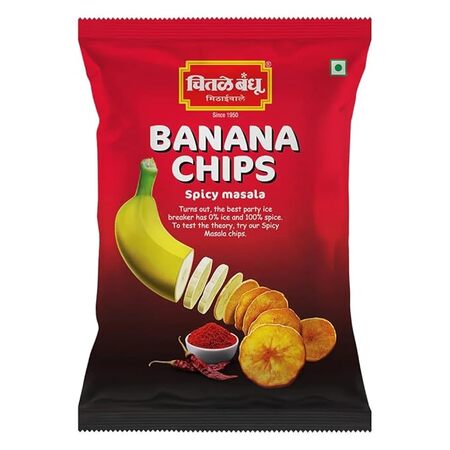 Chitale Bandhu Banana chips spicy masala 125g