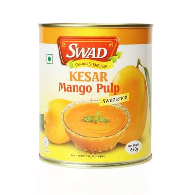 Swad Kesar Mango Pulp 850g