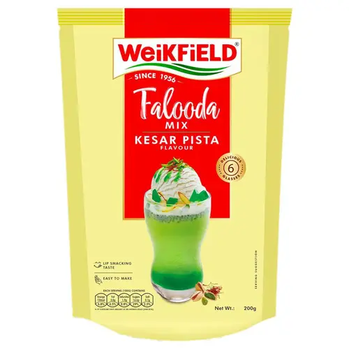 Weikfield Falooda Kesar Pista Mix Powder 200g