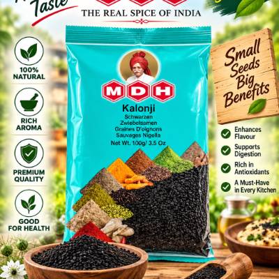 MDH Kalonji Seeds 100g MDH Kalonji 100g - Image 1